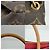 Borsa a mano Monogram Pallas da donna Louis Vuitton Marrone Rosso - vista 6