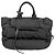 Tote Borsa Bomber con logo triangolo da donna Prada Nero - vista 2
