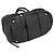 Tote Borsa Bomber con logo triangolo da donna Prada Nero - vista 3