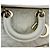 Borsa a tracolla Christian Dior Lambskin Latte Cannage Medium Lady D-Joy White Bianco - vista 10