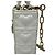 Borsa a tracolla Christian Dior Lambskin Latte Cannage Medium Lady D-Joy White Bianco - vista 6