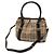 Borsa Tote 2WAY Burberry Nova Check in PVC e pelle Marrone Beige - vista 2