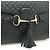 Borsa a tracolla Emily in pelle Microguccissima Gucci Nero - vista 8