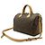 Borsa Louis Vuitton Monogram Speedy Bandouliere 30 Marrone - vista 2