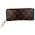 Portafoglio Louis Vuitton Clemence Monogram Rose Ballerine Marrone