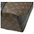 Borsa Tote Louis Vuitton Monogram Weekend PM Marrone - vista 3