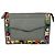 Borsa a tracolla Fendi Rainbow Studs in pelle grigia Grigio