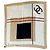 Sciarpa Chanel Beige Black Red Silk Logo Modern Design Bianco