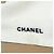 Sciarpa Chanel Beige Black Red Silk Logo Modern Design Bianco - vista 5