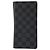 Portafoglio lungo Louis Vuitton Damier Graphite Nero