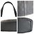 Borsa Tote Louis Vuitton Damier Infini Tadao PM Nero - vista 6