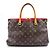 Borsa Louis Vuitton Pallas MM Monogram Marrone