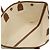 Burberry Canvas Leather Round Logo Tote Bag Braun - Ansicht 5