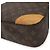 Bolso de hombro Louis Vuitton Monogram Boulogne Castaño - vista 3