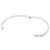 Bracciale Chanel Coco Crush Diamond K18WG Argento Metallico - vista 5
