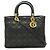 Dior Lady Dior Large Handtasche aus Cannage-Leder Schwarz