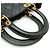 Dior Lady Dior Large Handtasche aus Cannage-Leder Schwarz - Ansicht 4