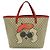 Borsa Tote per bambini Gucci Micro GG in PVC e pelle Marrone Beige