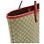 Borsa Tote per bambini Gucci Micro GG in PVC e pelle Marrone Beige - vista 7