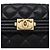 Chanel Boy Matelasse Small Flap Portemonnaie Schwarz - Ansicht 4