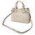 Borsa Burberry Banner Small Side Check in pelle e tela Marrone Beige - vista 2