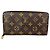 Portafoglio Clutch Louis Vuitton Zippy Monogram Leather Fuchsia Ebay Live Marrone