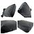 Bolso de hombro de nylon Prada Tessuto con logotipo triangle Negro - vista 5