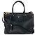 Borsa Tote Prada Saffiano Leather Double Zip Black Nero