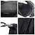 Bolso de hombro de nylon Prada Tessuto con logotipo triangle Negro - vista 5