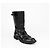 Botas Biker Chanel em pele preta 39 Preto - vista 2