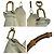 Borsa 2way in pelle Bamboo Gucci Bianco - vista 5