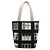 2.55 Borsa Tote Chanel Canvas Windows Line Nero