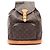 Zaino Louis Vuitton Montsouris Monogram Marrone