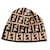 FENDI Wollstrickmütze Braun Beige  - Ansicht 1