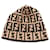 FENDI Wollstrickmütze Braun Beige  - Ansicht 2