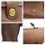 Valigetta in pelle COACH Marrone - vista 6