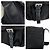 Borsa a Spalla Prada Nylon Leather Tessuto Triangle Logo Nero - vista 5