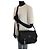 Borsa a Spalla Prada Nylon Leather Tessuto Triangle Logo Nero - vista 7
