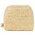 Céline Celine Portachiavi in pelle di vitello e rafia Marrone Beige - vista 2