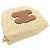 Céline Celine Portachiavi in pelle di vitello e rafia Marrone Beige - vista 3