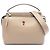 Fendi DOT COM Lederhandtasche Braun Beige