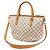 Borsa Tote Louis Vuitton Damier Azur Riviera PM Marrone Beige - vista 2