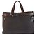 Borsa Tote in tela GG marrone e pelle Gucci - vista 2