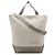 Chanel Nylon Logo 2WAY Tote Bag Grau