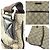 Borsa a tracolla Gucci in tela GG Supreme beige e marrone scuro - vista 5