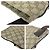 Borsa a tracolla Gucci in tela GG Supreme beige e marrone scuro - vista 6