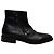 Stivaletti Etro in pelle nera Verde