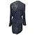 Mini abito Reid Patchwork stampato in seta blu navy Diane von Furstenberg - vista 2
