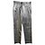 Etro Metallic-Hose aus silberner Viskose Metallisch