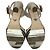 Sandales à plateforme avec bride à boucle Prada en daim beige - vue 11